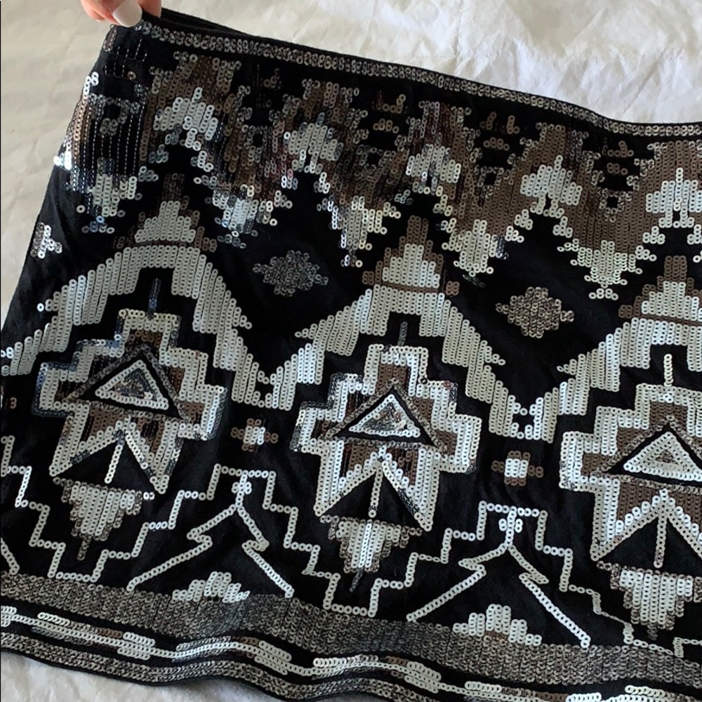Sequence night mini skirt